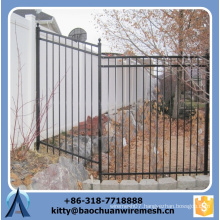 2015 new style Beautiful and stronger of sloping terrain Steel wall fence